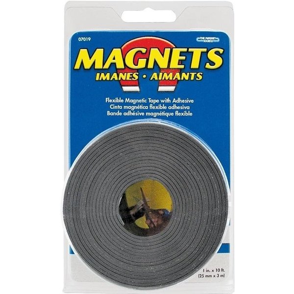 Magnet Source 0 Magnetic Tape, 10 ft L, 1 in W 7019